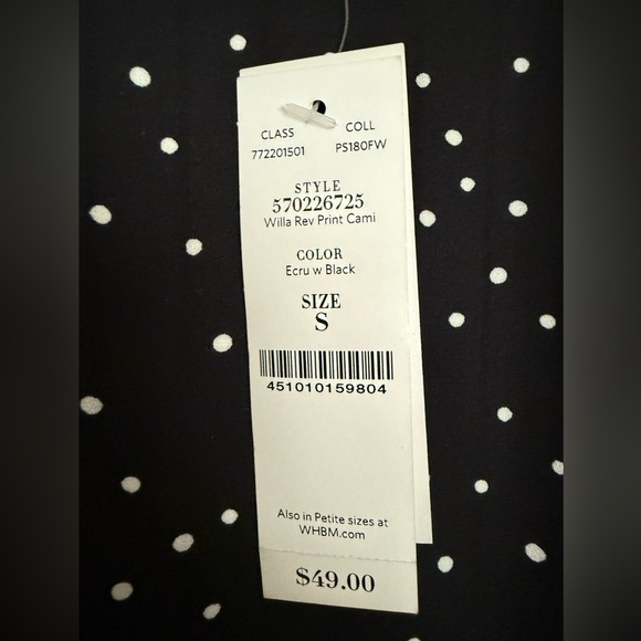 WHBM Reversible Tank - Picture 5 of 5